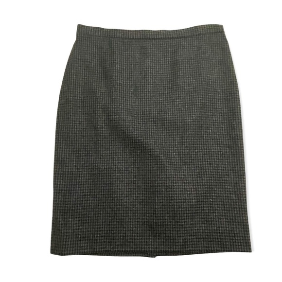 Moschino‎ Cheap and chic houndstooth check wool blend pencil skirt size 12 - Picture 4 of 10